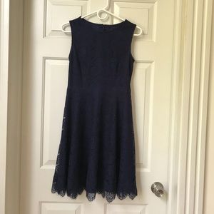 Jessica Simpson Lace Dress with Back Cutout